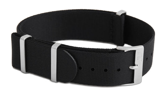 Black Nylon Watch Strap