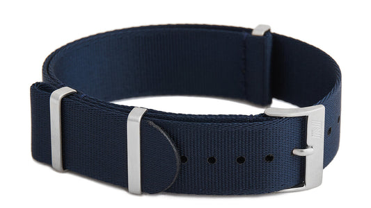 Navy Blue Nylon Watch Strap