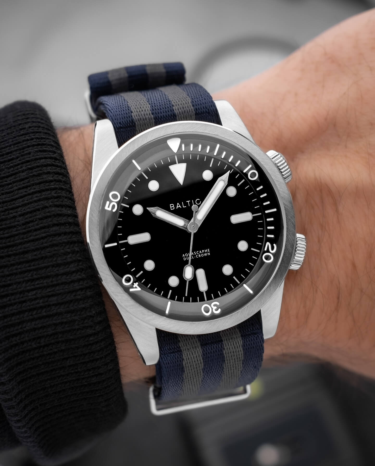 Blue Bond Nylon Watch Strap - Baltic Aquascaphe