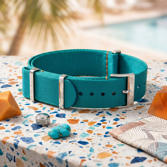 Blue Lagoon Premium Nylon Watch Strap