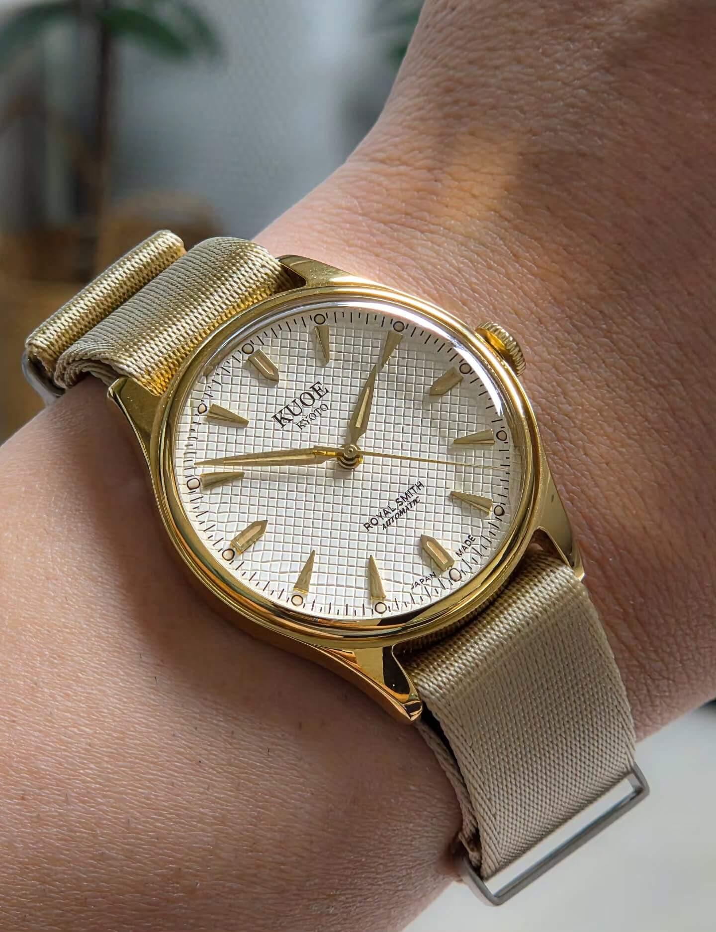 Beige Nylon Strap - PhenomeStraps - Kuoe Kyoto