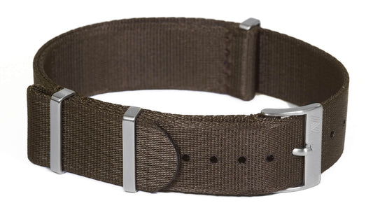 Solid taupe colored premium nylon strap by Phenomestraps