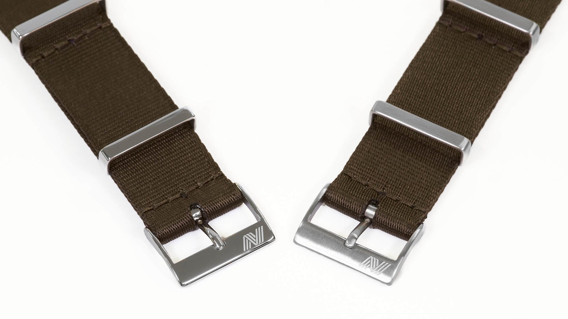 Solid taupe colored premium nylon strap - buckle - by Phenomestraps